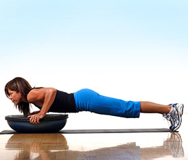 variation of woman doing a plank